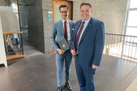 Oberbürgermeister Martin Horn zu Besuch an der Technischen Fakultät